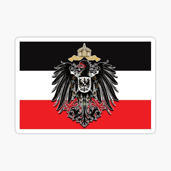 German Empire - German Imperial Eagle 1888 Sticker