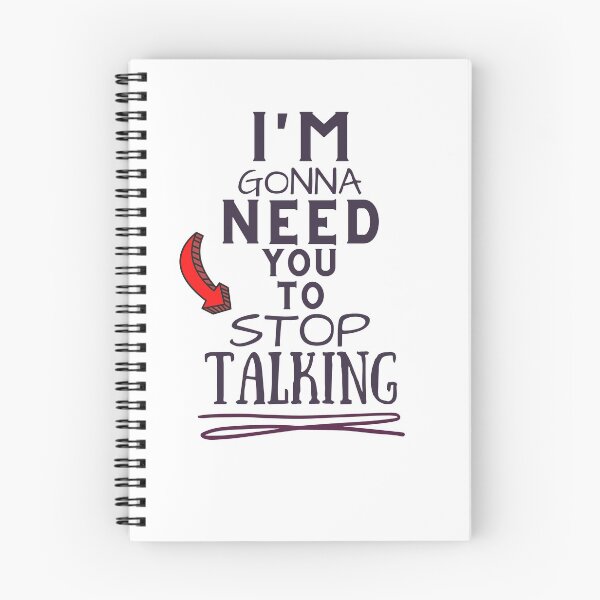 Item preview, Stop Talking designed and sold by Stefany Coria.