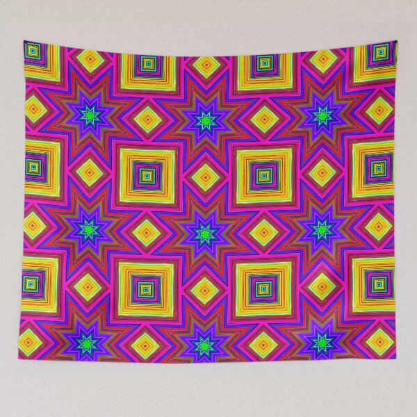 Item preview, Bright Vibrant Abstract Star designed and sold by House of Hartz by: Dominique11.