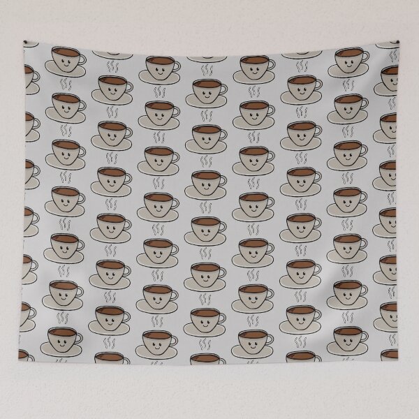 Item preview, Super Cute Coffee With Small Eyes designed and sold by Barolina.