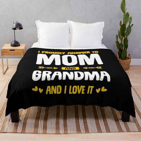 Item preview, I Proudly Answer to Mom and Grandma and I Love It designed and sold by Uppercase Tees.