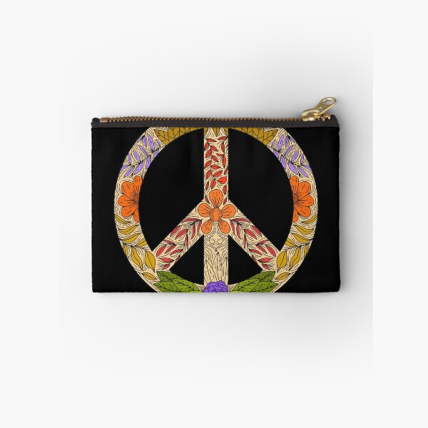 Item preview, Flower Peace T shirt, Grunger Peace Logo designed and sold by TrammelArt.