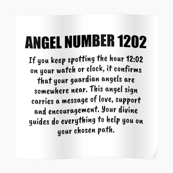 The Angel Number Posters Redbubble
