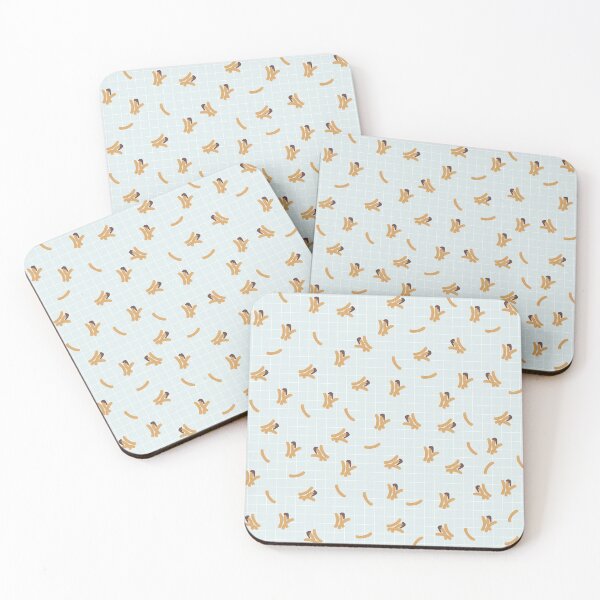 Item preview, Cute Churros Pattern on Blue Background designed and sold by kapotka.