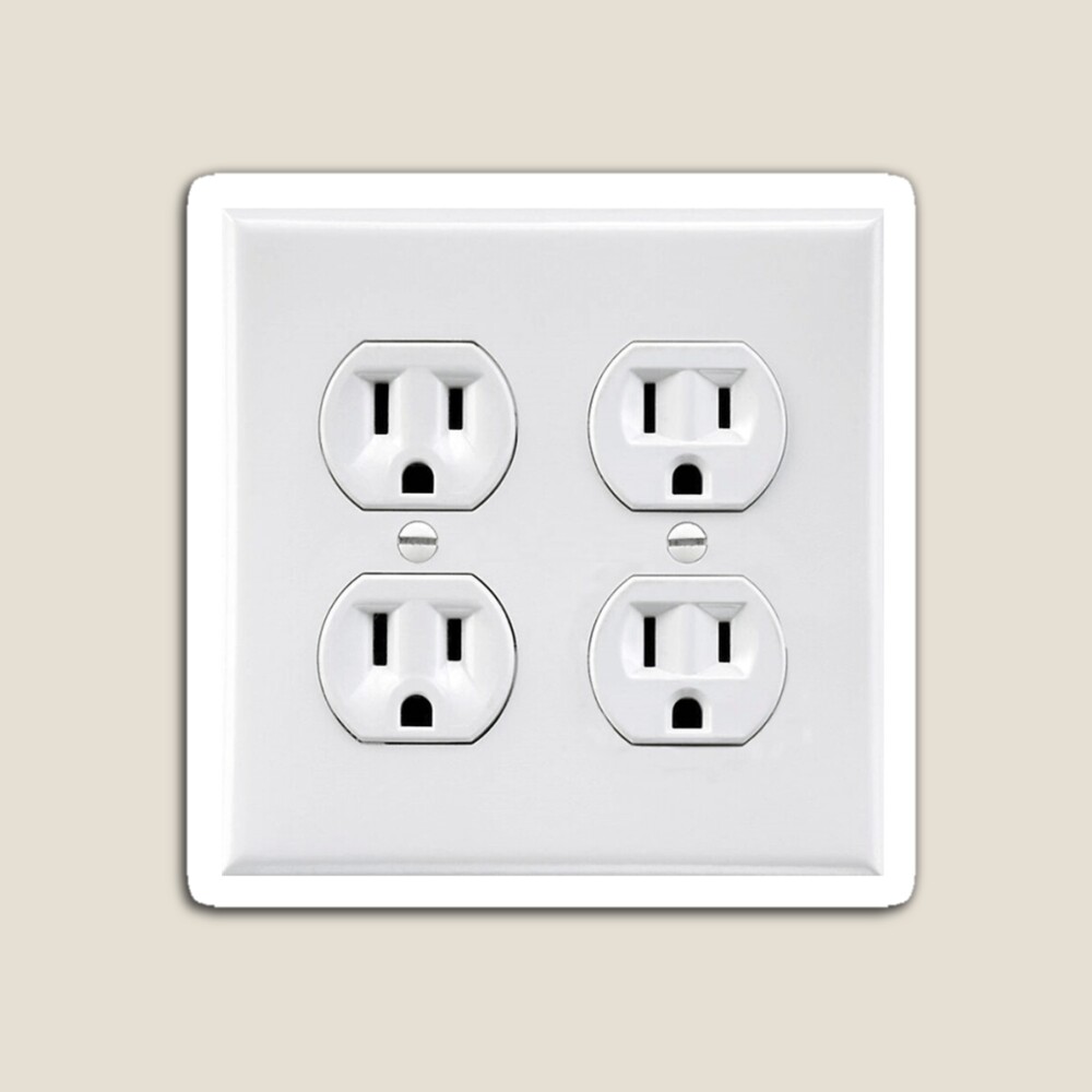 FUNNY ELECTRICAL OUTLET Stickers 10 Pack Prank Fake Joke Decal Sticker  custom