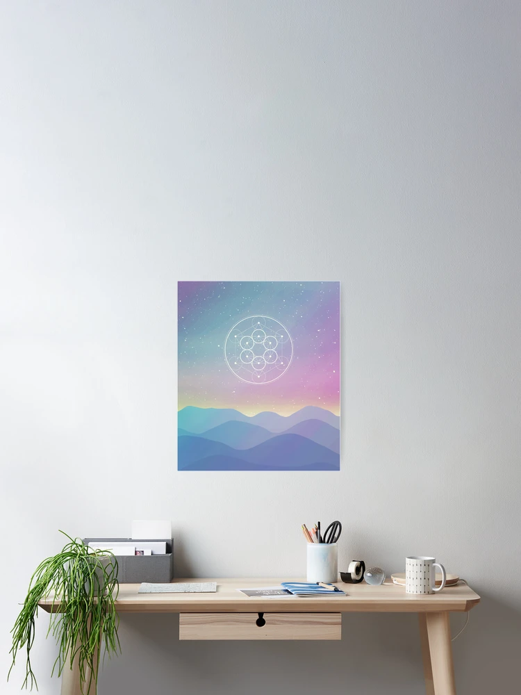 Thumbnail 2 of 3, Poster, Fruit Of Life designed and sold by Mandala Of Life.