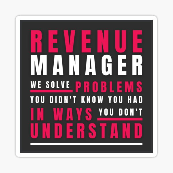 Revenue Manager Sticker