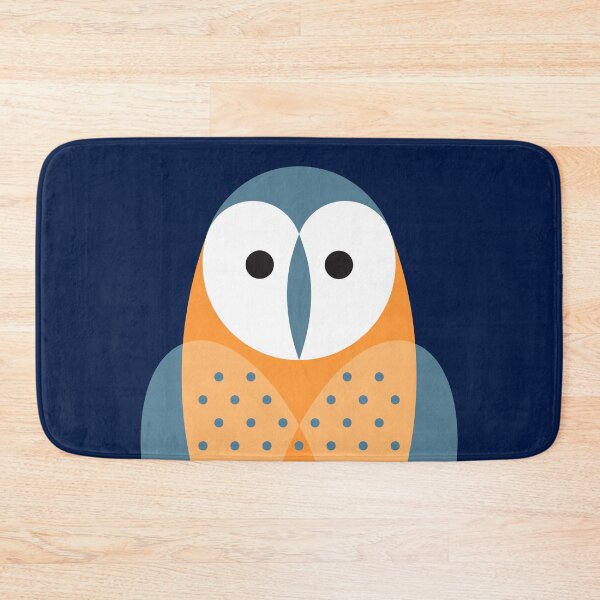Item preview, Barn Owl on night blue designed and sold by SakalDesign.