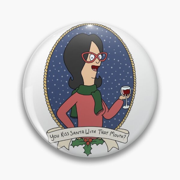 Item preview, Christmas Linda "You Kiss Santa With That Mouth?" designed and sold by Kirra Jade.