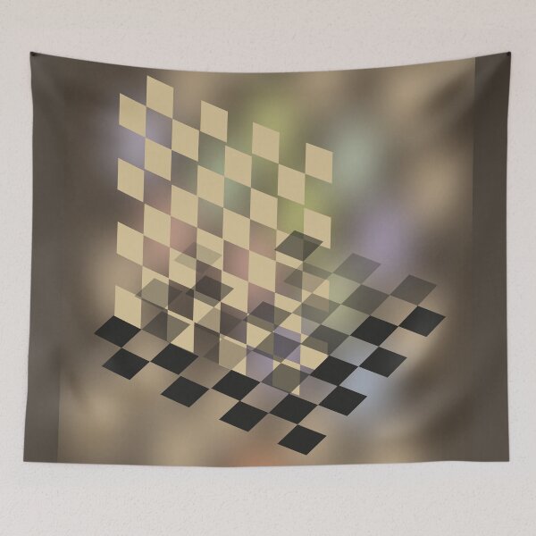 Item preview, White horse on the chessboard designed and sold by Emi Yañez.