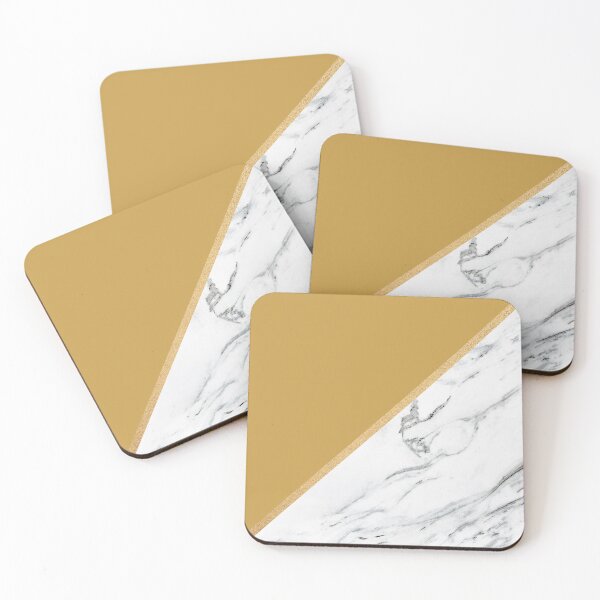 Item preview, Marble with Yellow and Gold Stripe Summer designed and sold by Wizardofpizza.
