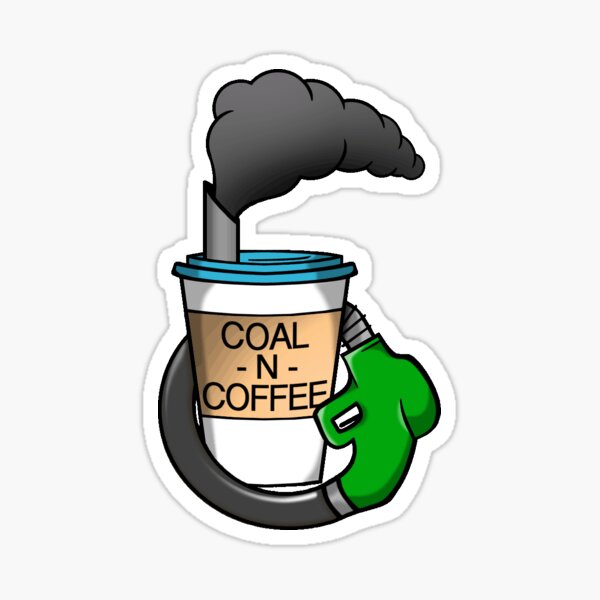 Item preview, COAL-N-COFFEE Decal designed and sold by Coalncoffee.