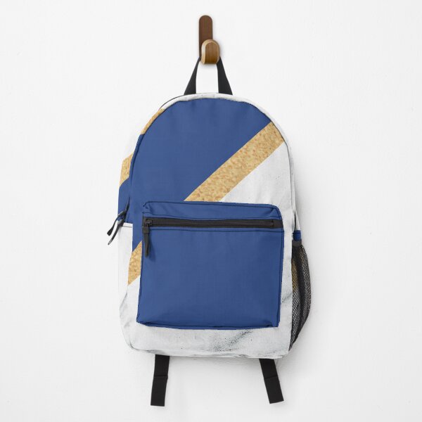Item preview, Marble with Blue Navy and Gold Stripe Summer designed and sold by Wizardofpizza.
