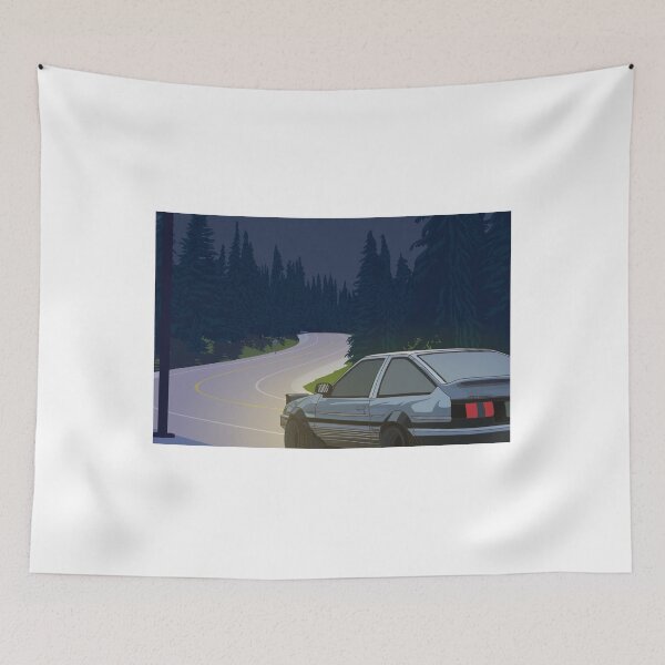 Item preview, AE86 Trueno Mountain Road Scenery designed and sold by MidnightAir.