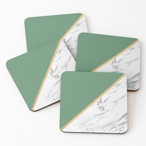 Item preview, Marble with Green and Gold Stripe Summer designed and sold by Wizardofpizza.
