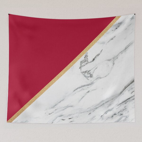 Item preview, Marble with Red and Gold Stripe Summer designed and sold by Wizardofpizza.