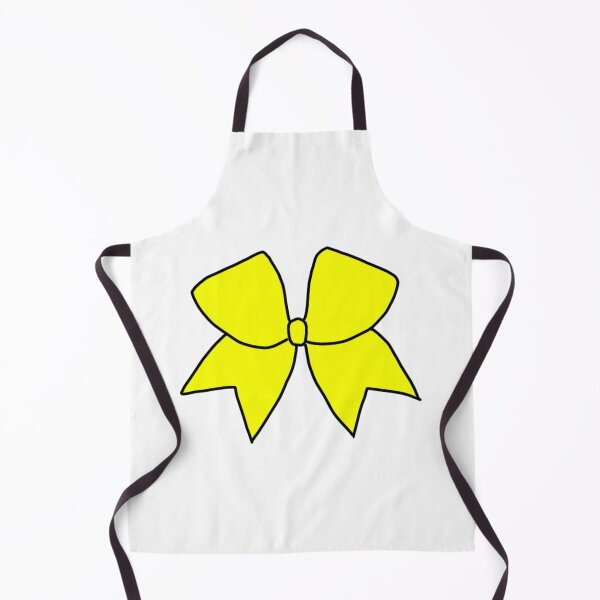 Item preview, Neon Yellow Cheer Bow designed and sold by kenzieestickers.