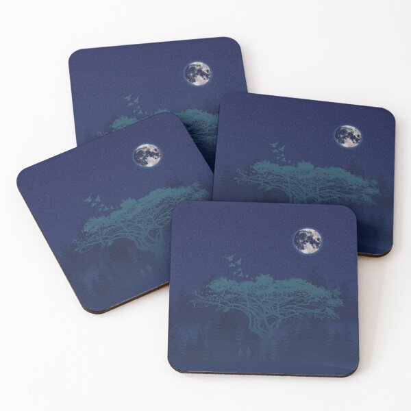 Item preview, forest in the middle of the night designed and sold by hppkoala_am.