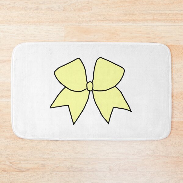 Item preview, Pastel Yellow Cheer Bow designed and sold by kenzieestickers.