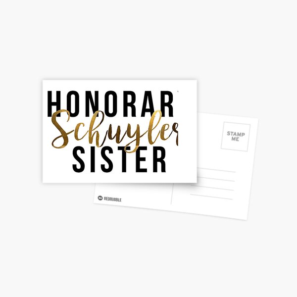 Item preview, Honorary Schuyler Sister (Gold Foil) designed and sold by RileyElizabeth9.
