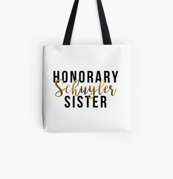 Honorary Schuyler Sister (Gold Foil) All Over Print Tote Bag