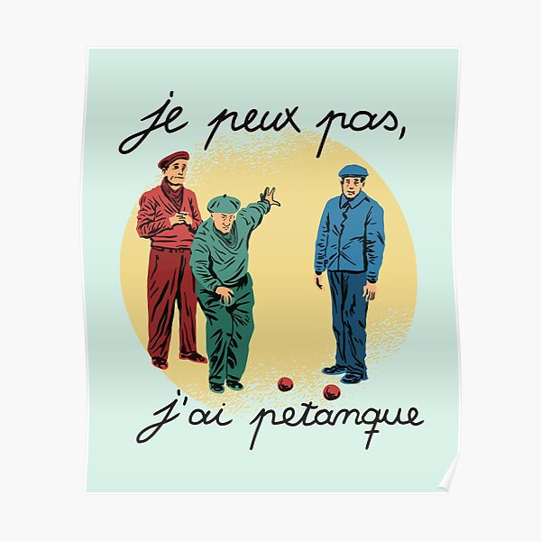 Pétanque Poster