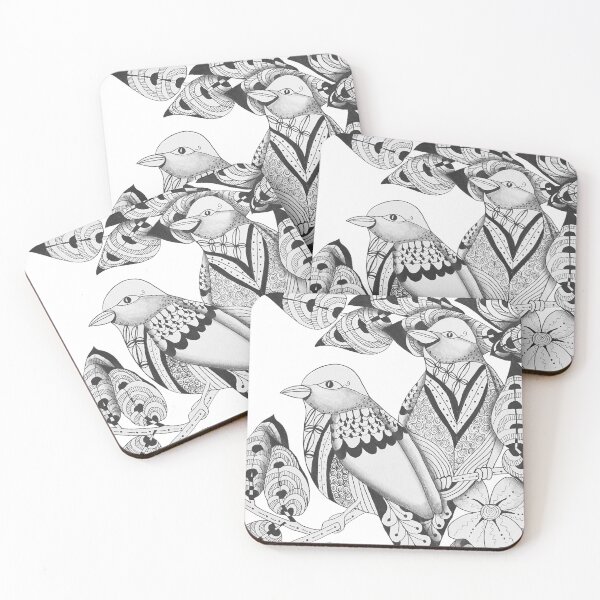 Artikelvorschau, ZENTANGLE BIRD BIRD ZENTANGLE ZENDOODLE entworfen und verkauft von SophieQueuniez.
