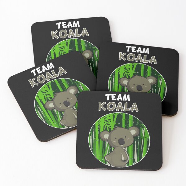 Item preview, Team Koala Bear Bamboo Cute Cartoon designed and sold by DerEmmat.