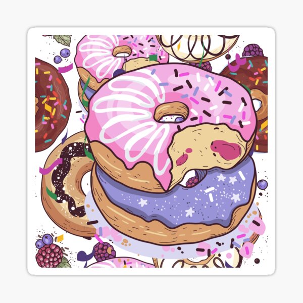 Dunkin' Donuts Coffee & Pink Donut Badge Reel, – Julia Grace Designs