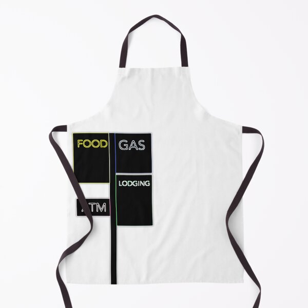 Item preview, Gas, Food, Lodging, ATM Sign designed and sold by LizzieMaher.