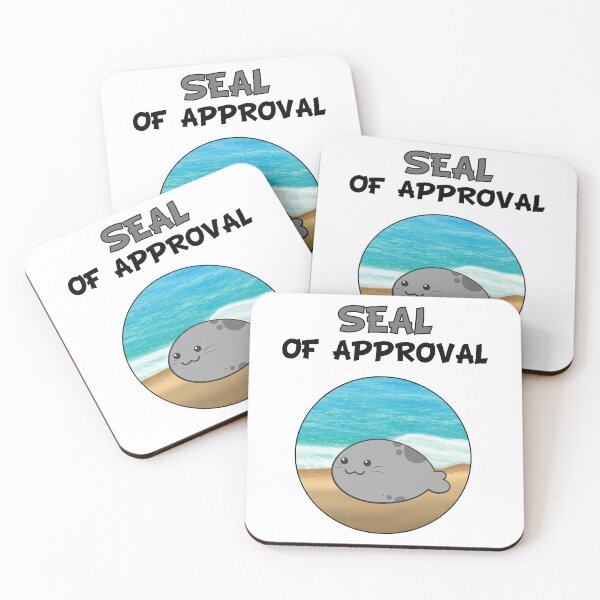 Item preview, Seal Of Approval Animal Sea Lion Cartoon Funny designed and sold by DerEmmat.