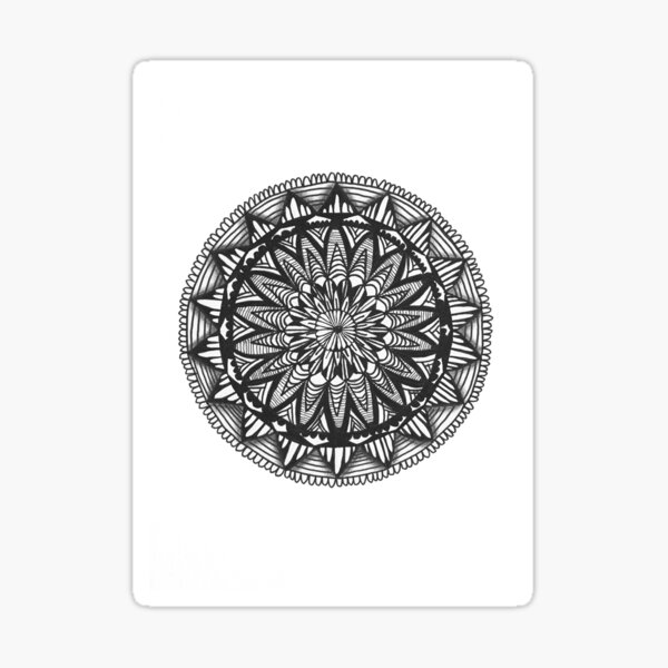 MANDALA ZENDOODLE SOPHIE QUEUNIEZ Sticker