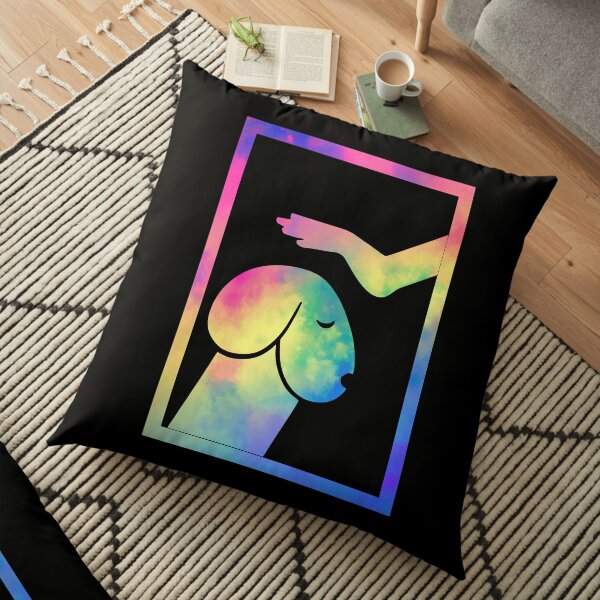 Dirty Mind Dog Floor Pillow