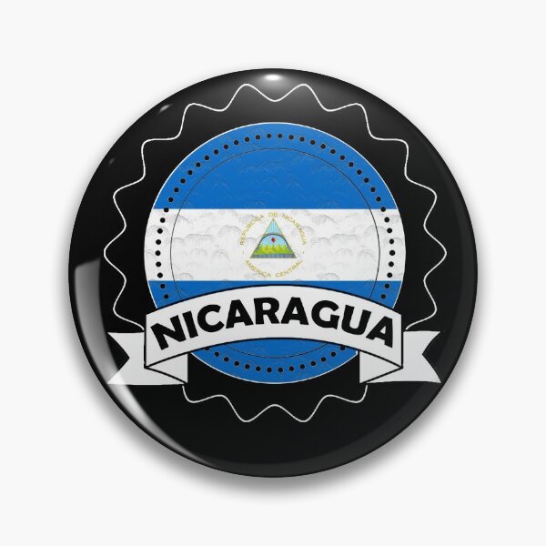 Item preview, Nicaragua Emblem-Badge-Flag designed and sold by Gina-Driada.