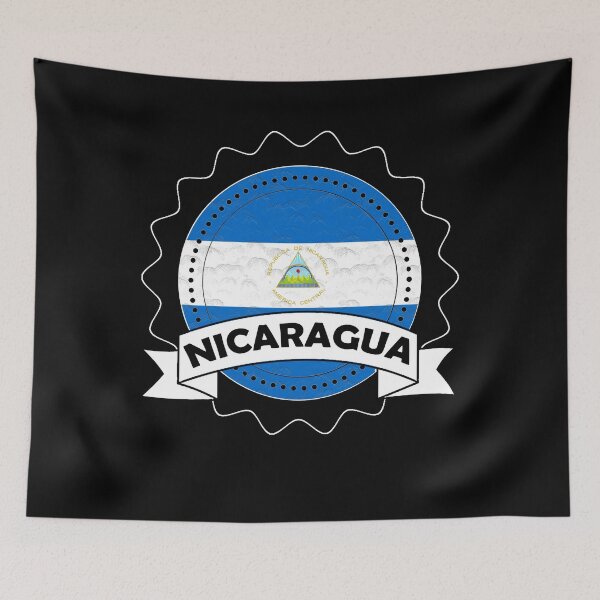 Item preview, Nicaragua Emblem-Badge-Flag designed and sold by Gina-Driada.