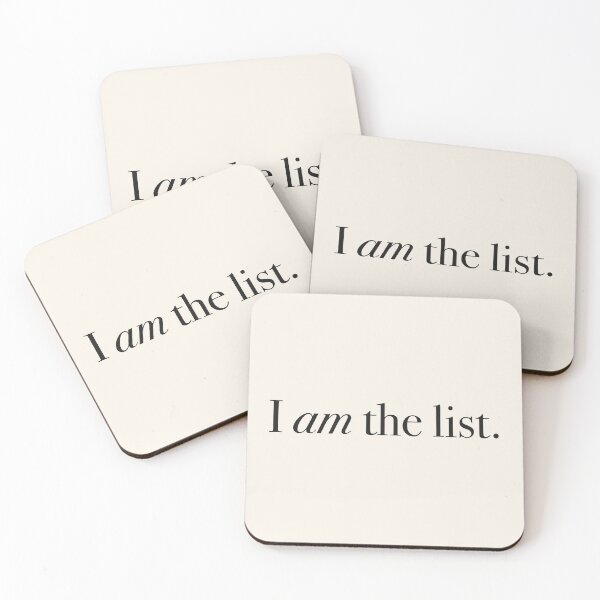 Item preview, Emotional labor: I am the list designed and sold by sassyjackson.