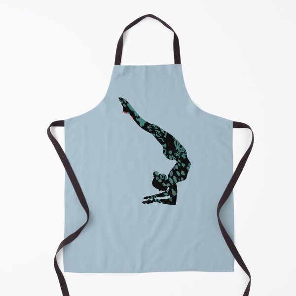 Item preview, gymnast in blue leopard designed and sold by Anastasiia Yurevych.