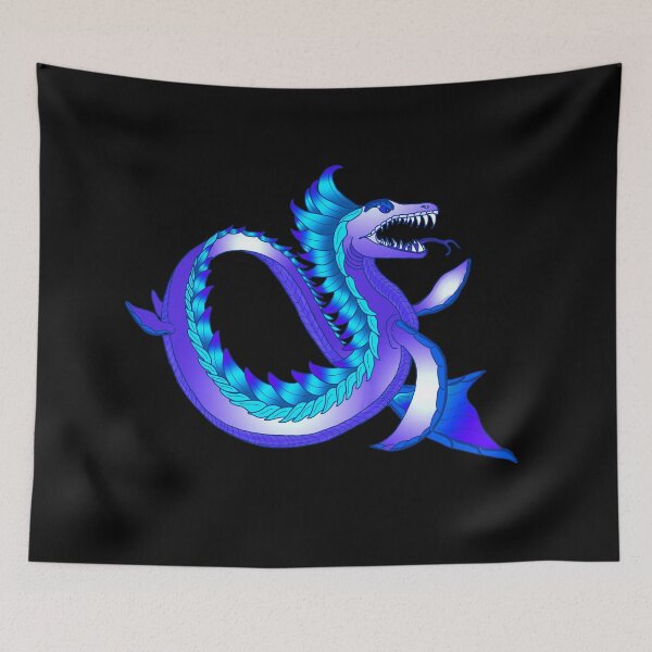 Item preview, Blue water dragon  designed and sold by Vanissa Berg.