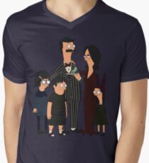 Addams' Family Burgers Men's V-Neck T-Shirt