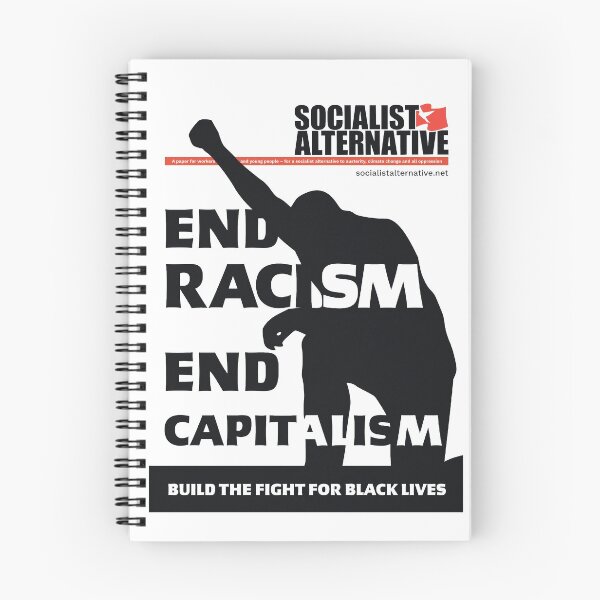 Item preview, End racism, end capitalism designed and sold by LeicesterSA.