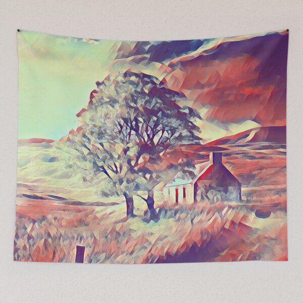 Item preview, GALATHI Wilderness House Painting - Wilderness designed and sold by Galathi Designs.