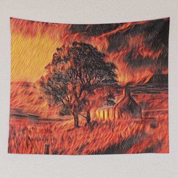 Item preview, GALATHI Wilderness House Flames - Wilderness designed and sold by Galathi Designs.