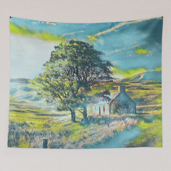 Item preview, GALATHI Wilderness House Green - Wilderness designed and sold by Galathi Designs.