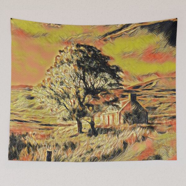 Item preview, GALATHI Wilderness House Yellow - Wilderness designed and sold by Galathi Designs.