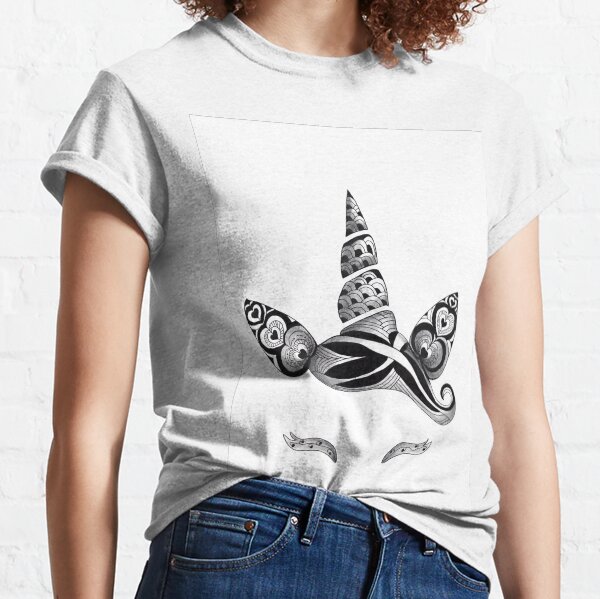 ZENTANGLE UNICORN SOPHIE QUEUNIEZ T-shirt classique