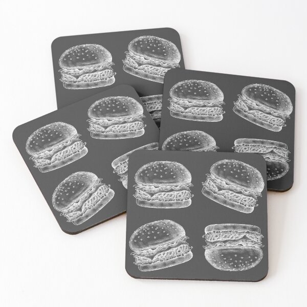 Item preview, Burger Sketch Line Art designed and sold by Interpret108.