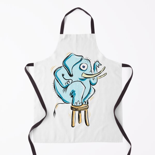 Item preview, Blue Elephant balancing on a Stool designed and sold by Dani Vittz.