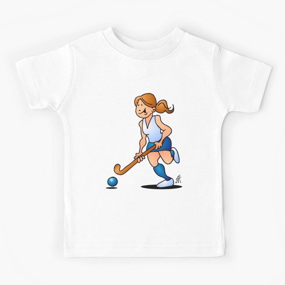 Female Field Hockey Player T-Shirt Design – ThreadBasket