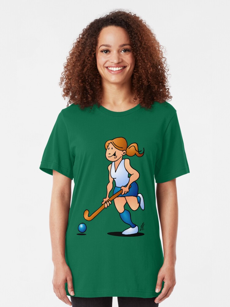 "Field hockey girl" Tshirt by cardvibes Redbubble