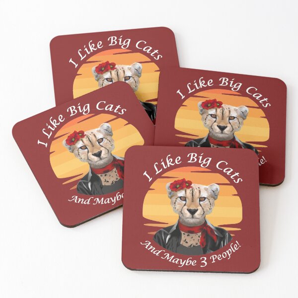 Item preview, I like Big Cats and maybe 3 people, Cheetah designed and sold by Disera88.